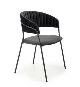 Krzesło Black Glam czarne 169713 Krzesło Black Glam czarne 169713