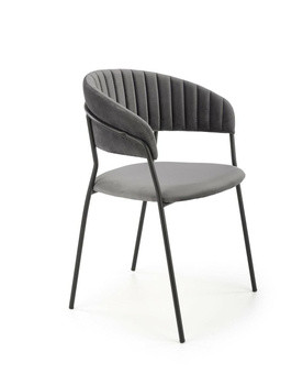 Krzesło Black Glam szare 169691