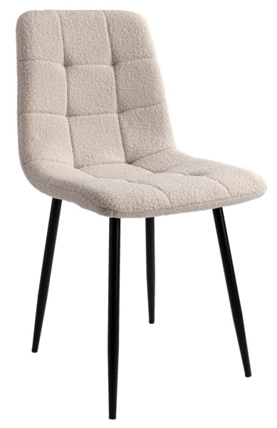 Krzesło boucle DENVER teddy beżowe 335018