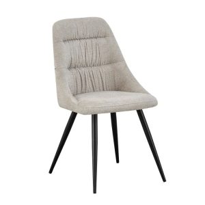 Krzesło boucl’e QUERCIA beżowe Retro Bliss 755842 Krzesło boucl’e QUERCIA beżowe Retro Bliss 755842