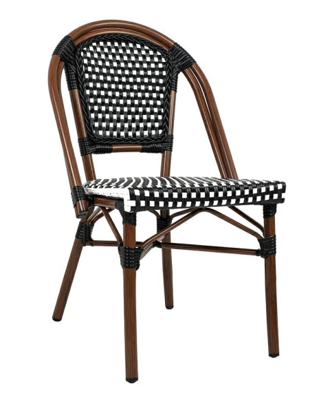 Krzesło CAFE PARIS brązowe rattan 197557