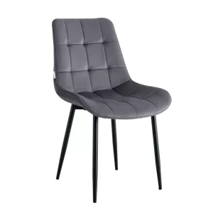 Krzesło Cherry welur BL14 na metalowych nogach – tapicerowane 1083645 Krzesło Cherry welur BL14 na metalowych nogach – tapicerowane 1083645
