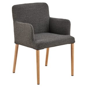 Krzesło Comforta tapicerowane z podłokietnikami, tkanina Anthracite 130 767513 Krzesło Comforta tapicerowane z podłokietnikami, tkanina Anthracite 130 767513
