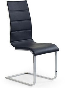 Krzesło Connect czarne PU/ chrom 166341 Krzesło Connect czarne PU/ chrom 166341