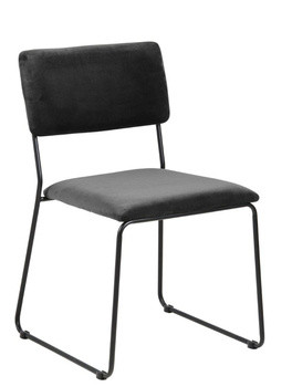 Krzesło Cornelia VIC Dark grey tapicerowane 96226