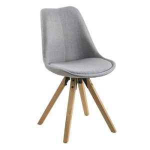 Krzesło Dima light grey tapicerowane 89177 Krzesło Dima light grey tapicerowane 89177
