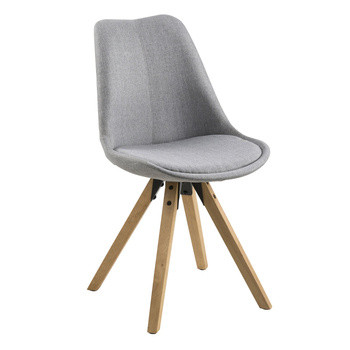 Krzesło Dima light grey tapicerowane 89177