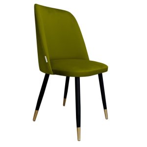 Krzesło do jadalni i salonu GOYA BL75 na czarno-złotych nogach 1062821 Krzesło do jadalni i salonu GOYA BL75 na czarno-złotych nogach 1062821