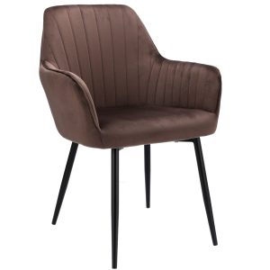 Krzesło Do Jadalni Kuchni Salonu Cora Brązowe 792350 Krzesło Do Jadalni Kuchni Salonu Cora Brązowe 792350