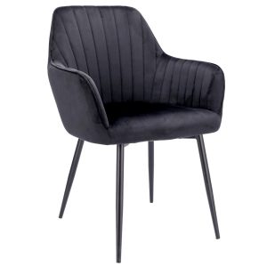 Krzesło Do Jadalni Kuchni Salonu Cora Czarne 792354 Krzesło Do Jadalni Kuchni Salonu Cora Czarne 792354