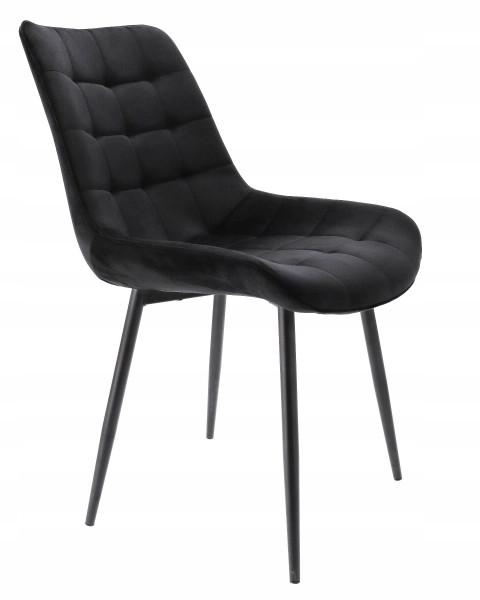 Krzesło Do Jadalni Kuchni Salonu Misty Czarne 792362