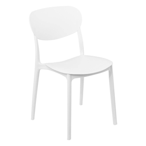 Krzesło do jadalni plastikowe, 46 x 54,5 x 79 cm 239627