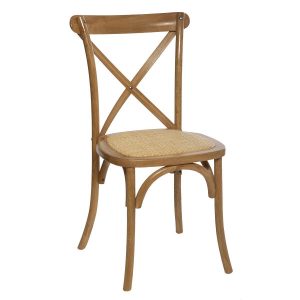 Krzesło drewniane ISAK, rattanowa plecionka 184232 Krzesło drewniane ISAK, rattanowa plecionka 184232