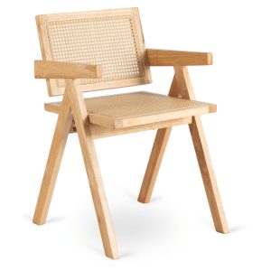 Krzesło Drewniane Plecionka Wiedeńska Do Jadalni Salonu Dąb MADERA 790717 Krzesło Drewniane Plecionka Wiedeńska Do Jadalni Salonu Dąb MADERA 790717