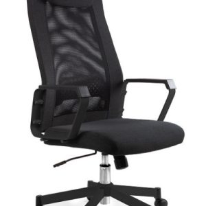 Krzesło fotel biurowy Fox obrotowy czarny/czarny 298864