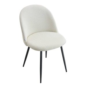 Krzesło FRESCA Ecru 49x56x80 cm HOMLA 1036555 Krzesło FRESCA Ecru 49x56x80 cm HOMLA 1036555