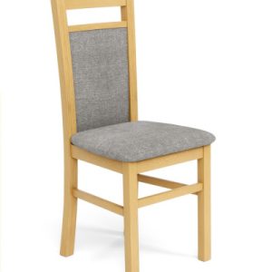 Krzesło GERARD 2 dąb miodowy/szare 868496 Krzesło GERARD 2 dąb miodowy/szare 868496