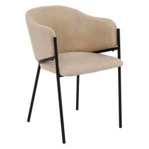 Krzesło Glamour DC-2144 quelle, czarne nogi, beż #5 781907 Krzesło Glamour DC-2144 quelle, czarne nogi, beż #5 781907