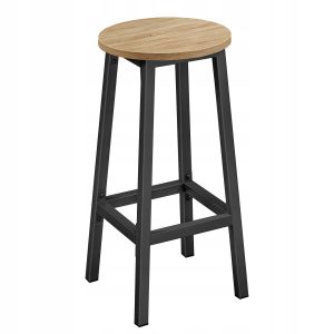 Krzesło Hoker Barowy Taboret Stołek Do Kuchni Jadalni Metalowy Wysoki 1030720 Krzesło Hoker Barowy Taboret Stołek Do Kuchni Jadalni Metalowy Wysoki 1030720
