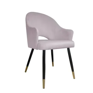 Krzesło JENISEJ VELVET GOLD jasno różowe 949714 Krzesło JENISEJ VELVET GOLD jasno różowe 949714