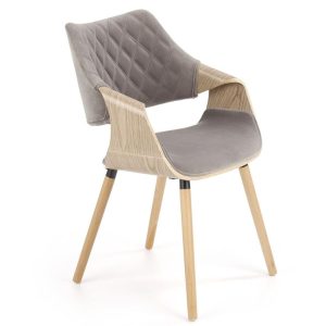 Krzesło K396 VELVET szare 841062 Krzesło K396 VELVET szare 841062