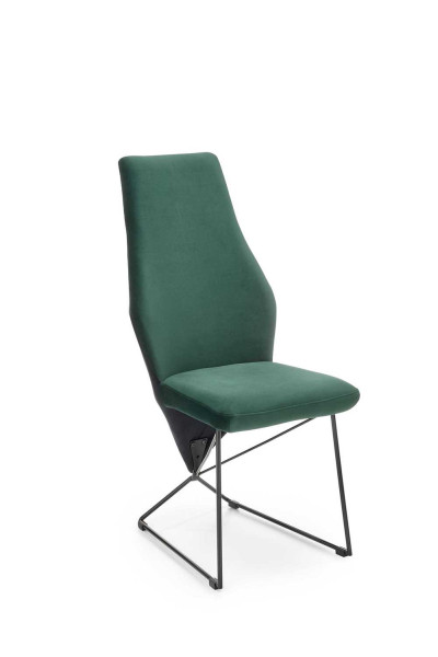 Krzesło K485 VELVET ciemnozielone 855250