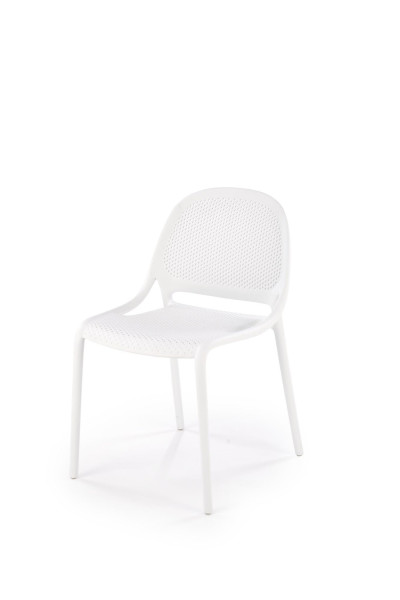 Krzesło K532 białe z tworzywa PVC 1003166