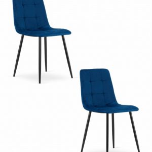 Krzesło KARA – granat aksamit x 2 262285 Krzesło KARA – granat aksamit x 2 262285