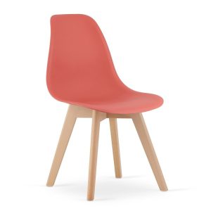 Krzesło KITO cynober / nogi naturalne x 2 783517 Krzesło KITO cynober / nogi naturalne x 2 783517