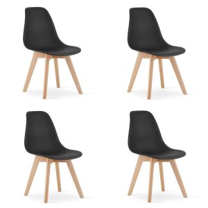 Krzesło KITO – czarne x 4 314200 Krzesło KITO – czarne x 4 314200