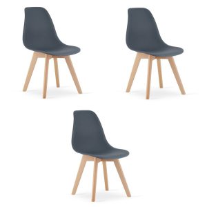Krzesło KITO – dark slate x 3 783579 Krzesło KITO – dark slate x 3 783579