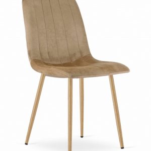 Krzesło Lava – Aksamit Brąz / Nogi Orzech X 1 569796 Krzesło Lava – Aksamit Brąz / Nogi Orzech X 1 569796