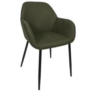 Krzesło lavia wyprofilowane zielone khaki z podłokietnikami 717062 Krzesło lavia wyprofilowane zielone khaki z podłokietnikami 717062