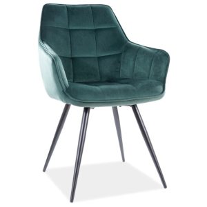 Krzesło LILIA VELVET zielone 865232 Krzesło LILIA VELVET zielone 865232