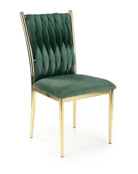 Krzesło Lina velvet zielone/ złote 159354