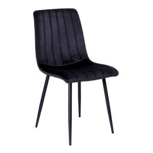 Krzesło Magnolia czarne welur do salonu jadalni 44x51x89 WWCh15Bk Begryf 641858 Krzesło Magnolia czarne welur do salonu jadalni 44x51x89 WWCh15Bk Begryf 641858