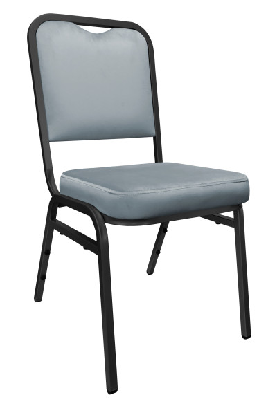 Krzesło Marco stelaż czarny BL06 bankietowe 676369