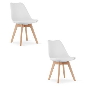 Krzesło MARK Białe x 2 314210 Krzesło MARK Białe x 2 314210