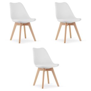 Krzesło MARK Białe x 3 314170 Krzesło MARK Białe x 3 314170