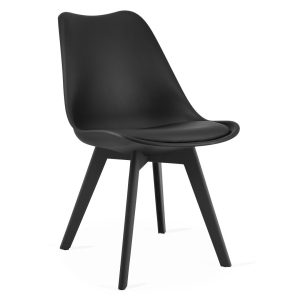 Krzesło Mark – Czarne / Nogi Czarne X 1 145827 Krzesło Mark – Czarne / Nogi Czarne X 1 145827