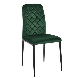 Krzesło MAVERIK VELVET ciemnozielone 335020 Krzesło MAVERIK VELVET ciemnozielone 335020