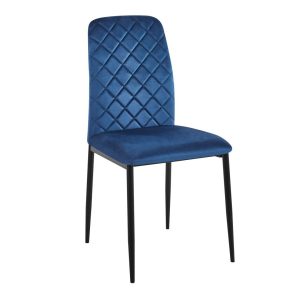 Krzesło MAVERIK VELVET granatowe 335015 Krzesło MAVERIK VELVET granatowe 335015