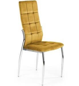 Krzesło Melani musztardowe velvet 159360 Krzesło Melani musztardowe velvet 159360