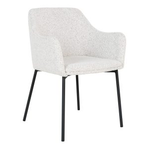 KRZESŁO Melilla BOUCLE białe w stylu skandynawskim 652411 KRZESŁO Melilla BOUCLE białe w stylu skandynawskim 652411