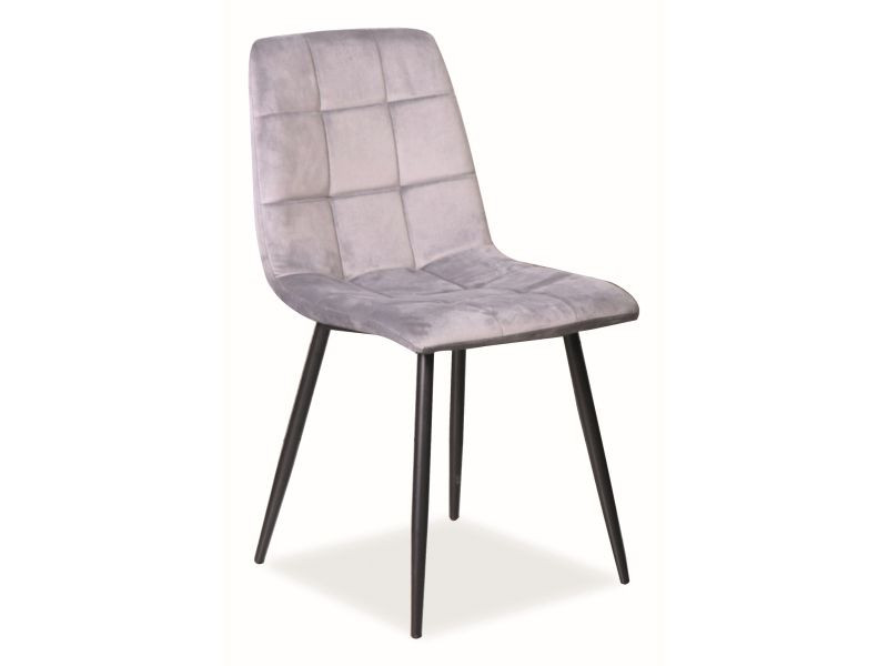 Krzesło MILA VELVET szare 924464