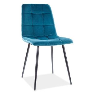 Krzesło MILA VELVET turkusowe 854097