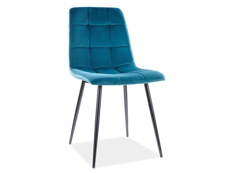 Krzesło MILA VELVET turkusowe 854097