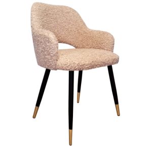 Krzesło Milano noga czarna/zło 290839 Krzesło Milano noga czarna/zło 290839