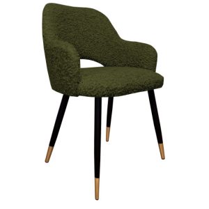 Krzesło Milano noga czarna/zło 290840 Krzesło Milano noga czarna/zło 290840