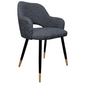 Krzesło Milano noga czarna/zło 290845 Krzesło Milano noga czarna/zło 290845